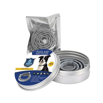Collar antiparasitario para perros y gatos – Más de 8 meses de protección contra pulgas y garrapatas