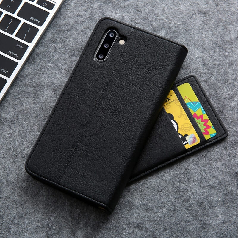 Protector de Teléfono de Cuero Magnético