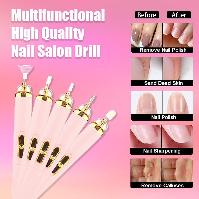 PULIDOR ELÉCTRICO 5 EN 1 – HERRAMIENTA PORTÁTIL DE MANICURA CON LUZ
