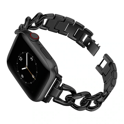 Pulsera de Enlace Cubano para Reloj Inteligente de Lujo