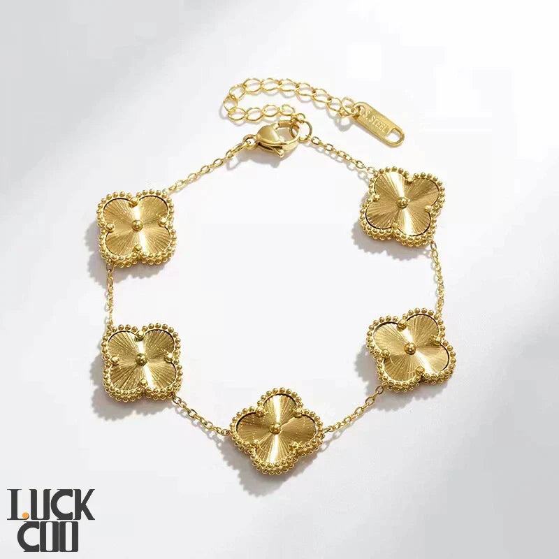 Pulsera de trébol de la suerte