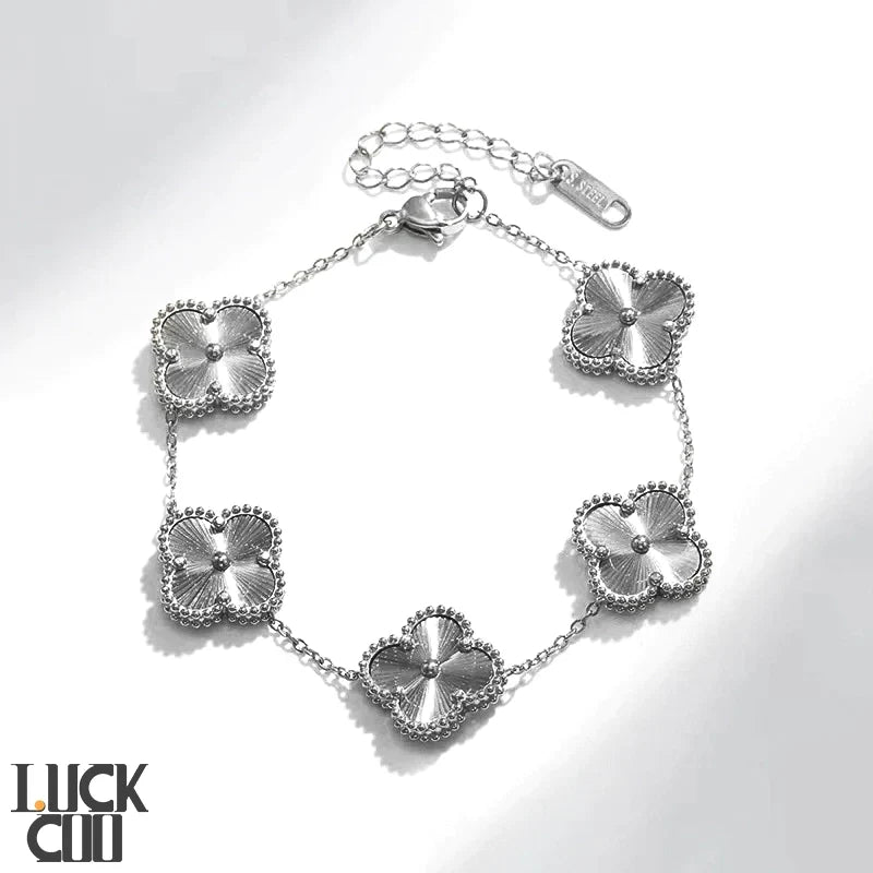 Pulsera de trébol de la suerte