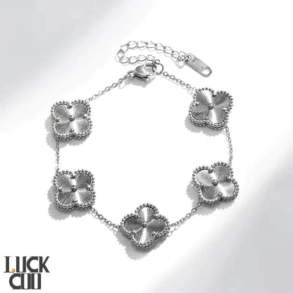 Pulsera de trébol de la suerte