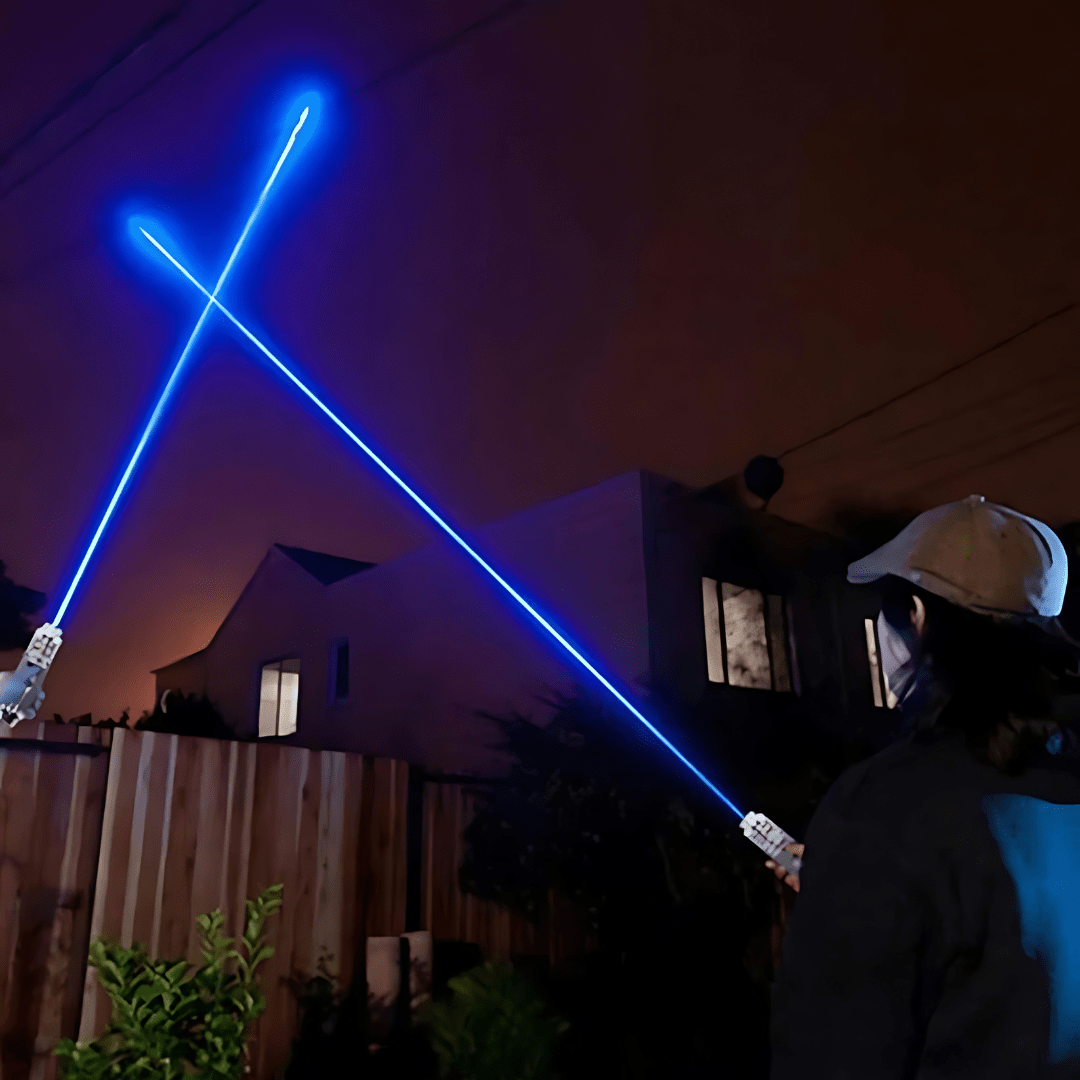 Puntero Láser Azul de Alta Potencia para Uso a Larga Distancia