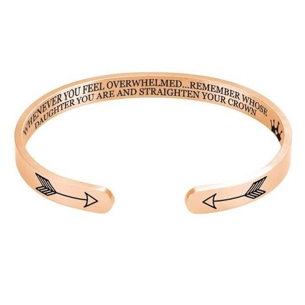 Recuerda de quién eres hija y coloca tu corona en su lugar | Pulsera