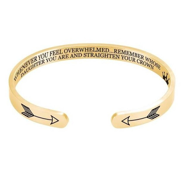 Recuerda de quién eres hija y coloca tu corona en su lugar | Pulsera