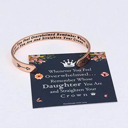 Recuerda de quién eres hija y coloca tu corona en su lugar | Pulsera