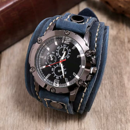 Reloj Clásico de Correa de Cuero