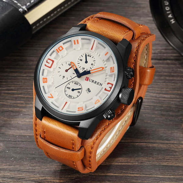 Reloj cronógrafo multifunción con fecha