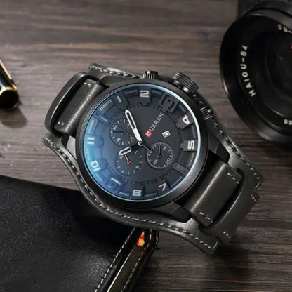 Reloj cronógrafo multifunción con fecha