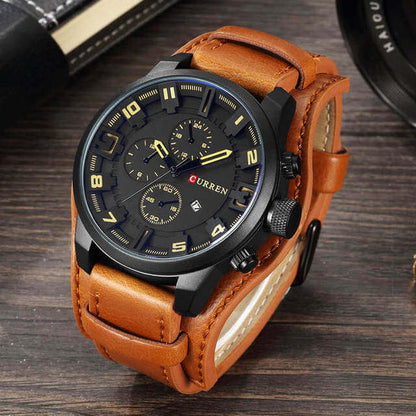 Reloj cronógrafo multifunción con fecha