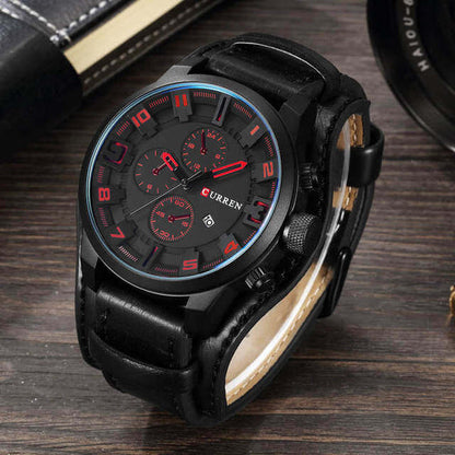 Reloj cronógrafo multifunción con fecha