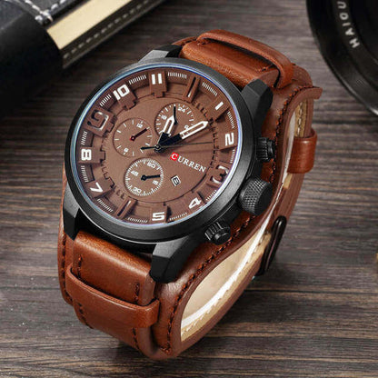 Reloj cronógrafo multifunción con fecha