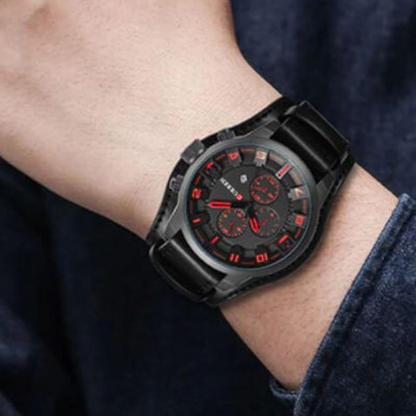 Reloj cronógrafo multifunción con fecha