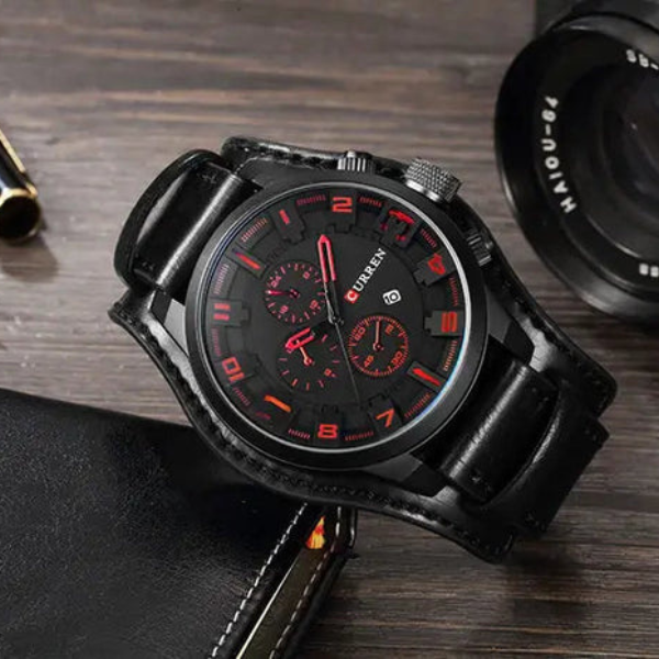 Reloj cronógrafo multifunción con fecha