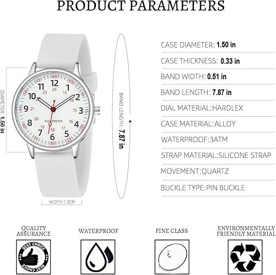 Reloj de Enfermera Impermeable - Femke