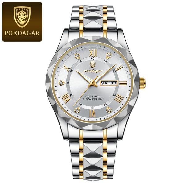 Reloj de lujo para hombres a prueba de agua de marca superior con función luminosa