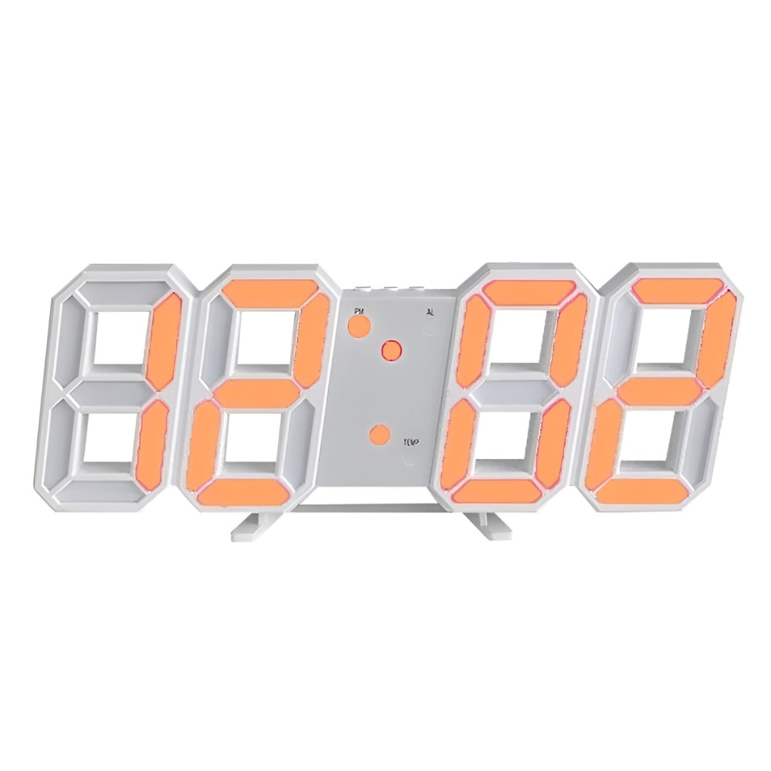 Reloj de Pared Digital 3D Moderno con Retroiluminación LED