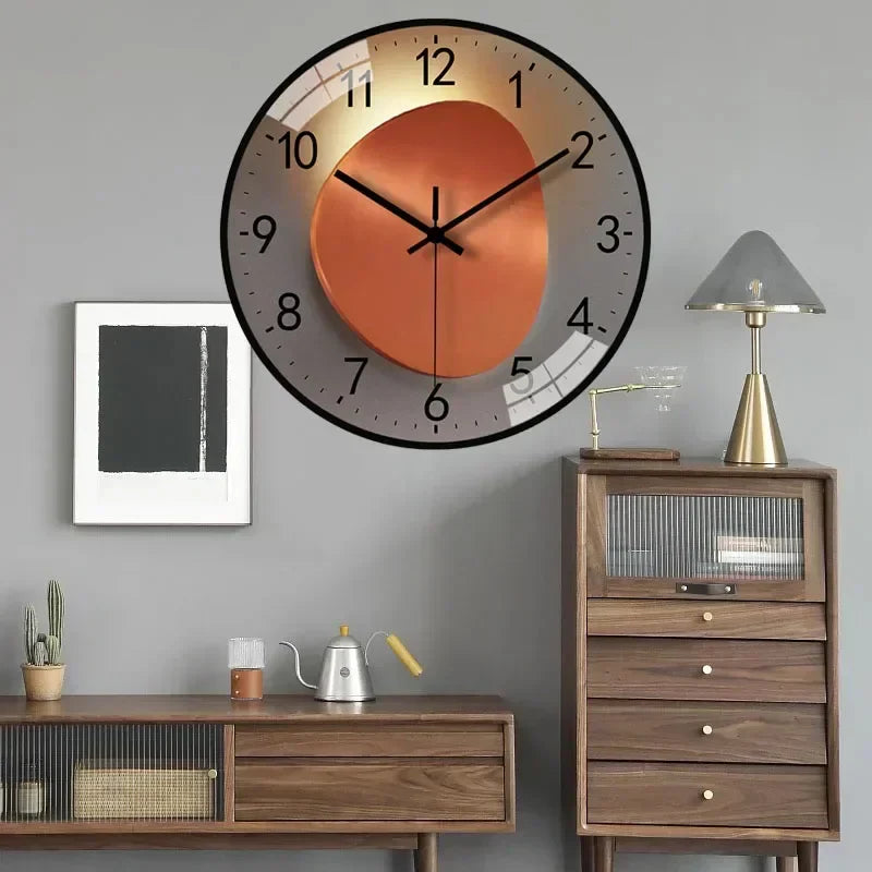 Reloj de Pared Elegante, Silencioso y Perfecto para Cualquier Habitación
