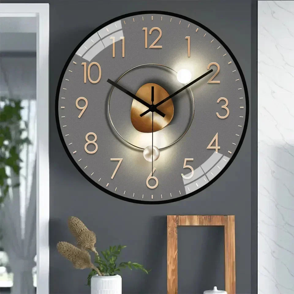 Reloj de Pared Elegante, Silencioso y Perfecto para Cualquier Habitación