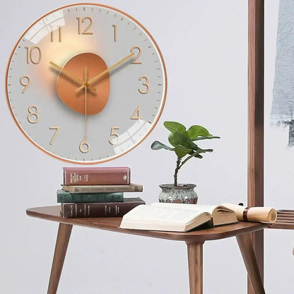 Reloj de Pared Elegante, Silencioso y Perfecto para Cualquier Habitación