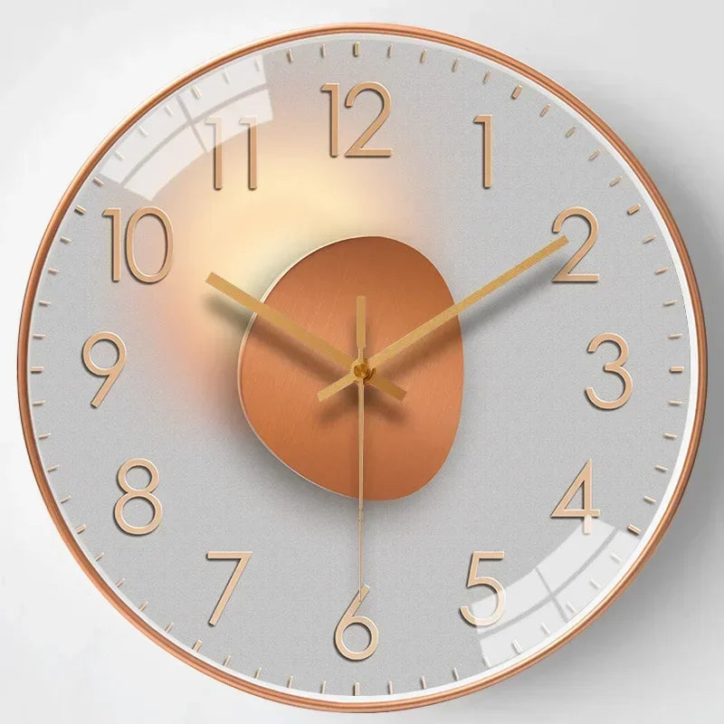 Reloj de Pared Elegante, Silencioso y Perfecto para Cualquier Habitación