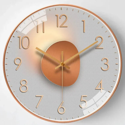 Reloj de Pared Elegante, Silencioso y Perfecto para Cualquier Habitación