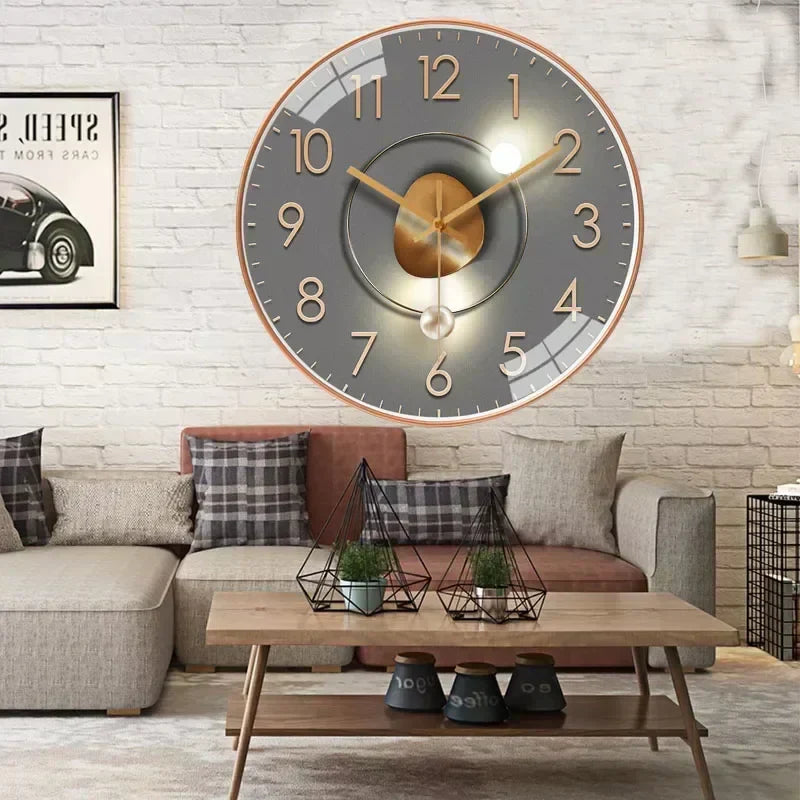 Reloj de Pared Elegante, Silencioso y Perfecto para Cualquier Habitación
