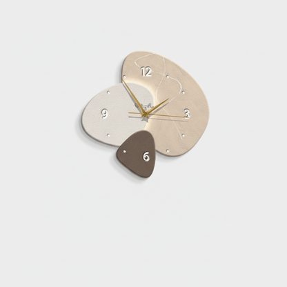Reloj de pared escandinavo elegante con mecanismo silencioso