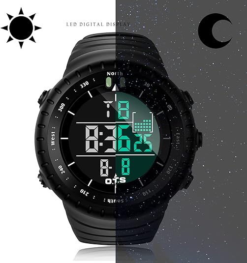 Reloj Deportivo Digital Impermeable para Hombre - Henry