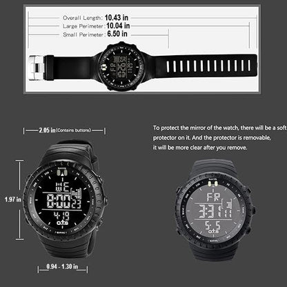 Reloj Deportivo Digital Impermeable para Hombre - Henry
