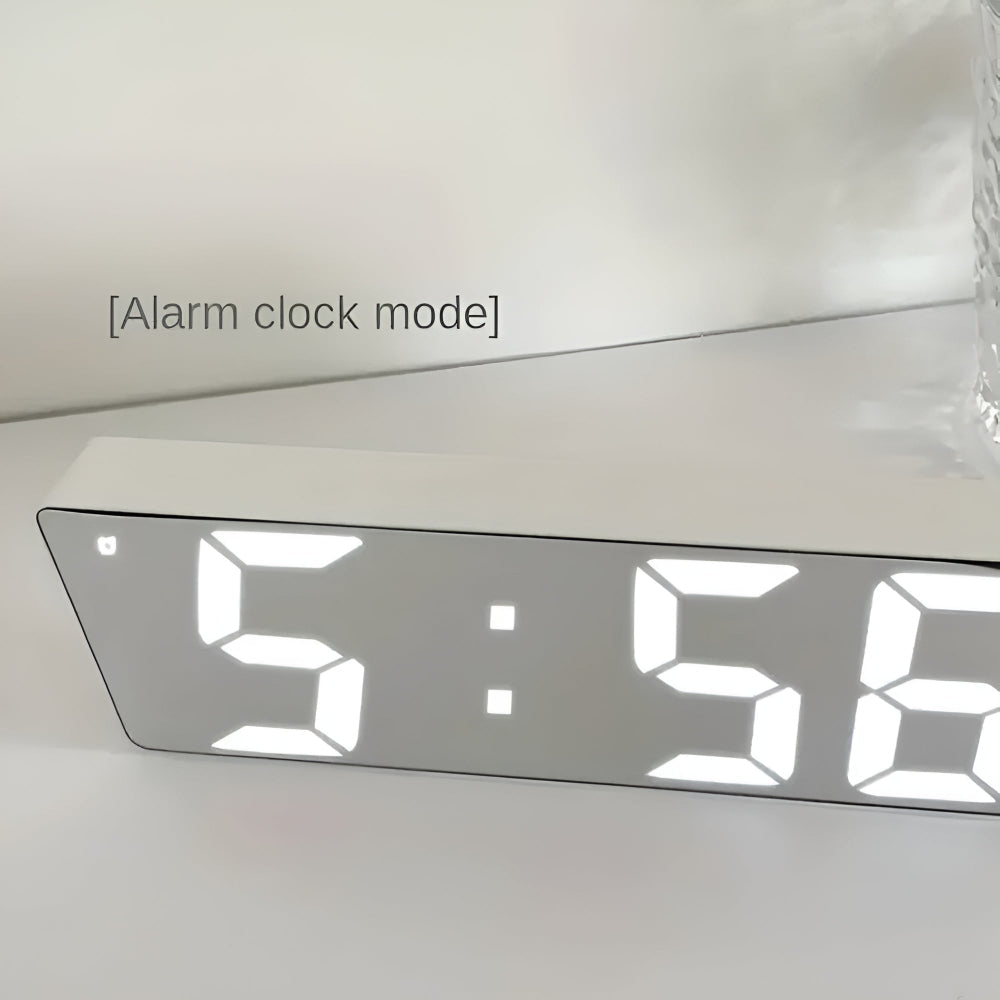 Reloj Despertador Digital con Espejo LED