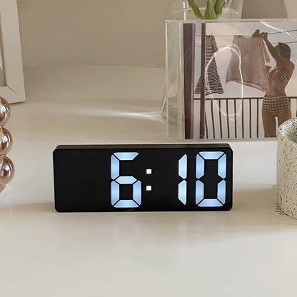 Reloj Despertador Digital con Espejo LED