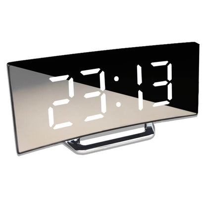 Reloj Despertador Digital LED Curvo