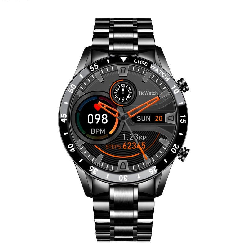 Reloj Inteligente de Lujo para Hombre | Modo Multideporte | Monitoreo de Salud