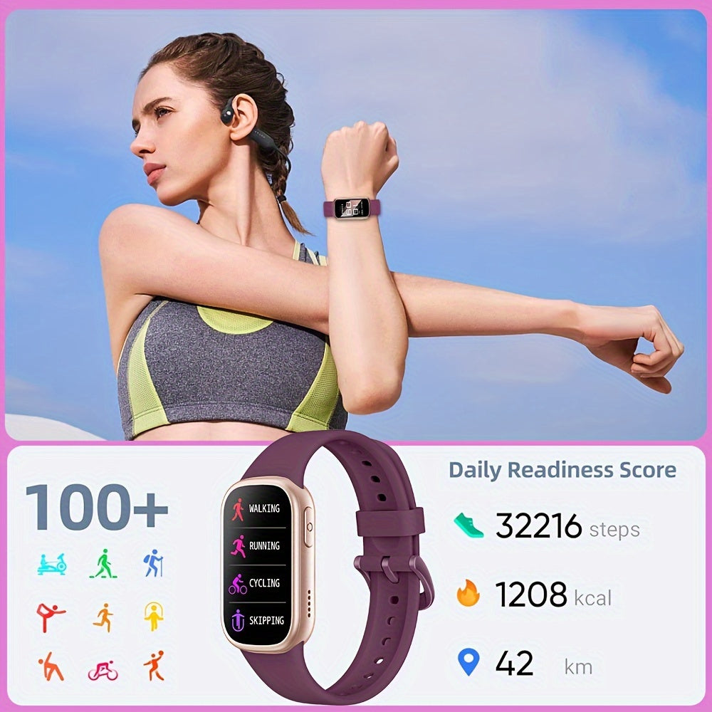 Reloj inteligente impermeable con monitor de actividad física y batería de larga duración para estilo de vida activo