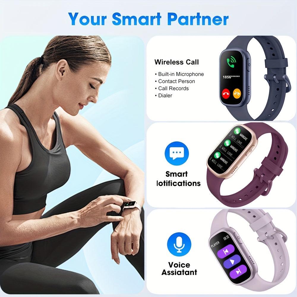 Reloj inteligente impermeable con monitor de actividad física y batería de larga duración para estilo de vida activo