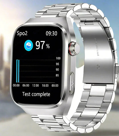 Reloj NexaPulse de Azúcar en Sangre, ECG, Ácido Úrico, Bluetooth