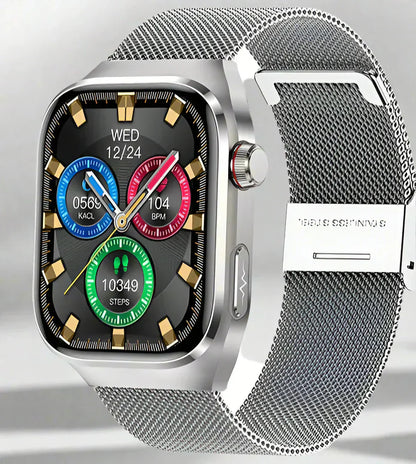 Reloj NexaPulse de Azúcar en Sangre, ECG, Ácido Úrico, Bluetooth