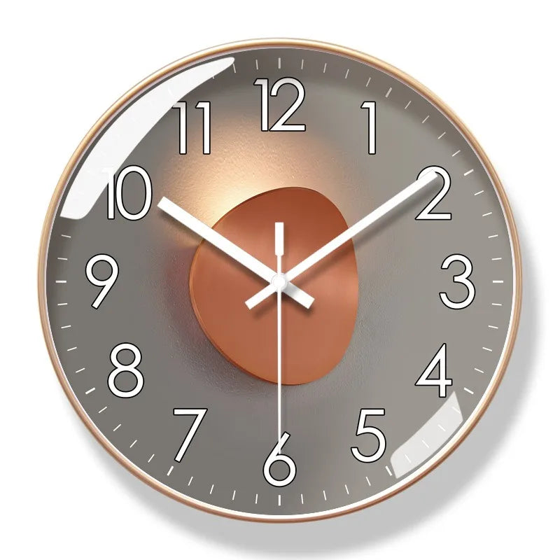 Reloj Redondo de Lujo para Decoración Moderna
