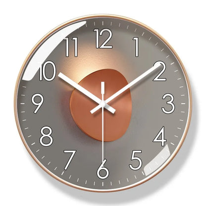 Reloj Redondo de Lujo para Decoración Moderna