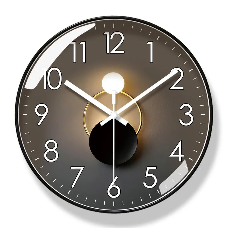 Reloj Redondo de Lujo para Decoración Moderna