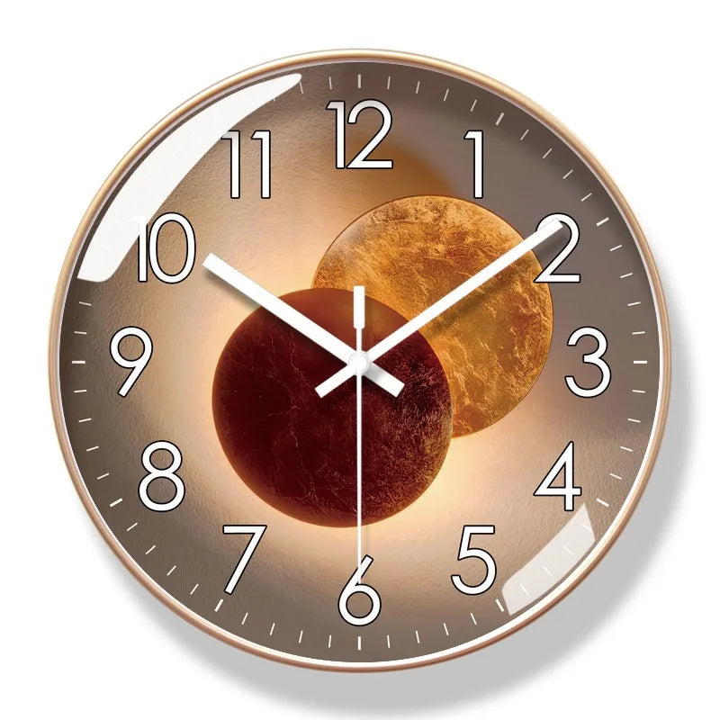 Reloj Redondo de Lujo para Decoración Moderna
