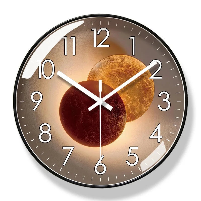 Reloj Redondo de Lujo para Decoración Moderna