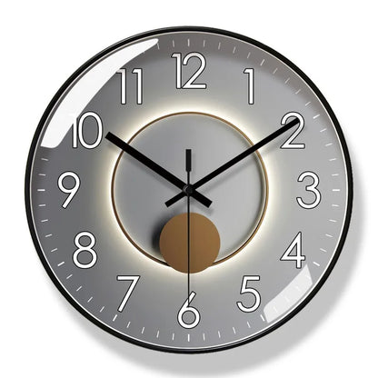 Reloj Redondo de Lujo para Decoración Moderna
