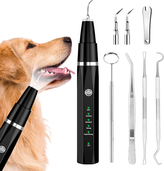 Removedor de Tártaro para Mascotas - Limpiador de Dientes Ultrasónico