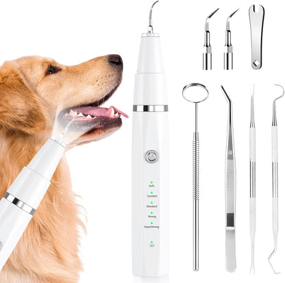 Removedor de Tártaro para Mascotas - Limpiador de Dientes Ultrasónico