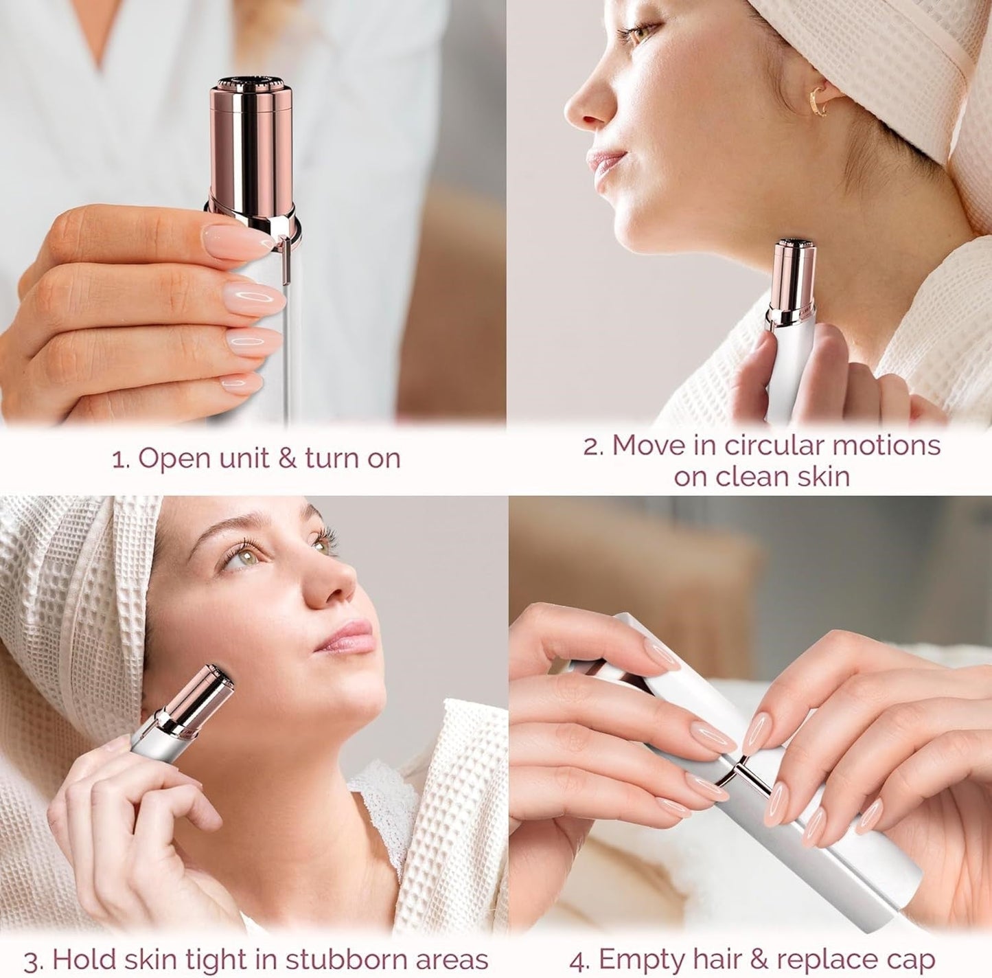 Removedor de Vello Facial Impecable – ¡Descubre una Piel Suave Ahora!