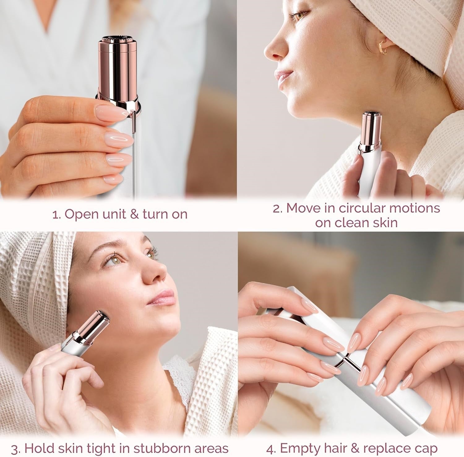 Removedor de Vello Facial Impecable – ¡Descubre una Piel Suave Ahora!