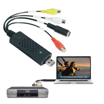 Reproductor de Video Cassette Retro con Función de Digitalización
